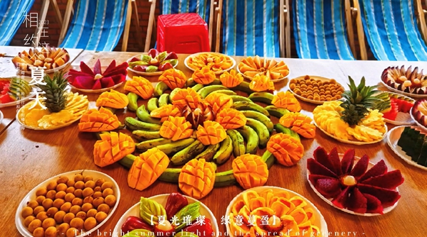易視界精英集體實(shí)現(xiàn)水果自由日，享受水果的甜